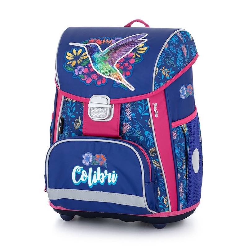 Školní aktovka Oxybag PREMIUM Kolibřík