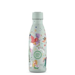 Detská termo fľaša z nerezovej ocele COOL BOTTLES Kids Princess Kingdom trojvrstvová 350 ml 3D
