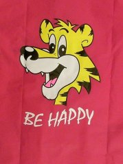 Detská pláštenka VIOLA ružová - žltá, 120 cm