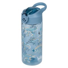 BAAGL Tritanová láhev na pití s brčkem Dino 500 ml - Baagl