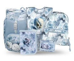 BAAGL SET 5 Airy Polar: batoh, penál, sáček, zástěra, peněženka GRS - Baagl