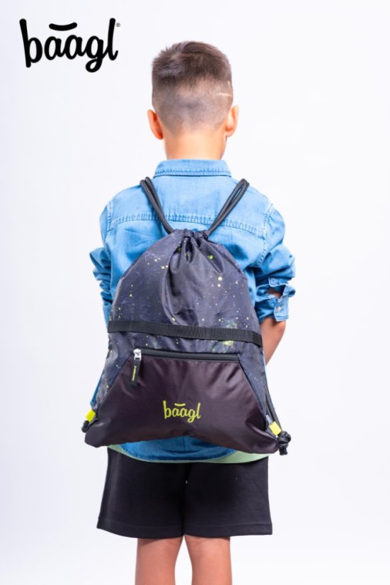 BAAGL SET 5 Airy Traktor: batoh, penál, sáček, zástěra, peněženka GRS - Baagl
