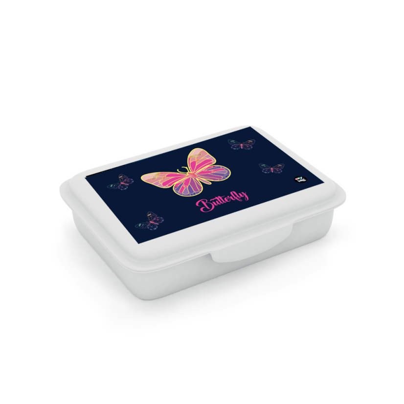 Box na svačinu s přihrádkou Motýl 2 - Oxybag (Karton P+P)