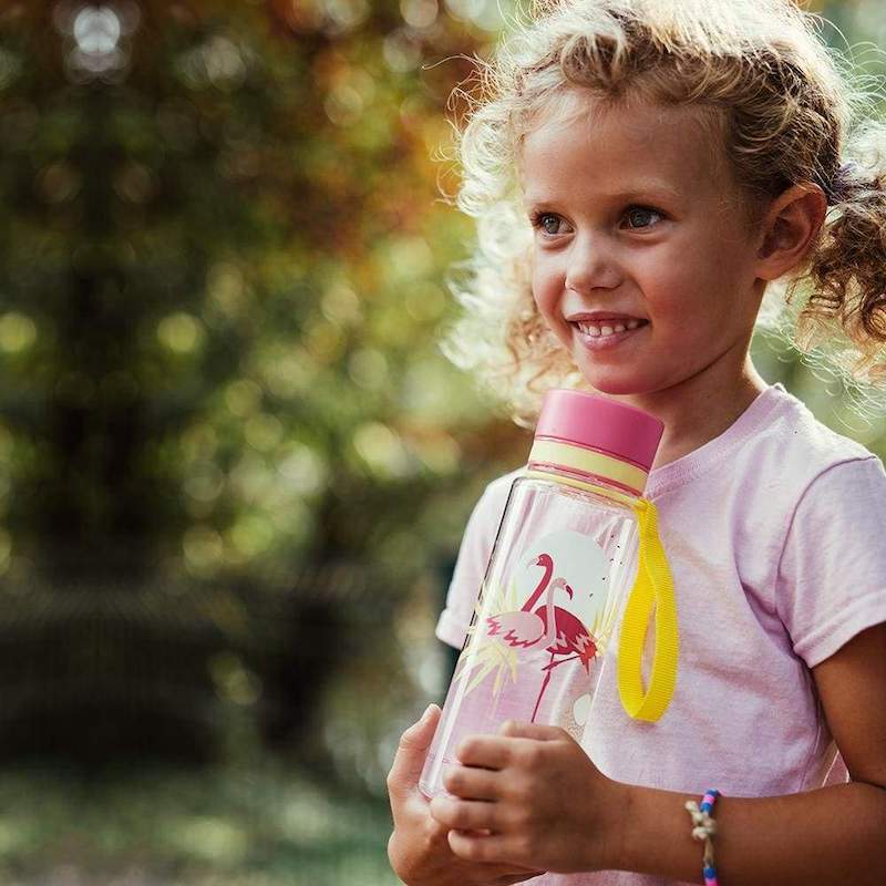 Dětská láhev na pití Equa Flamingo 600ml