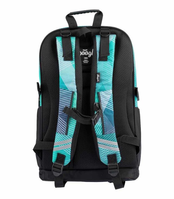 Školní batoh v setu Baagl Cubic Warrior - 3 díly