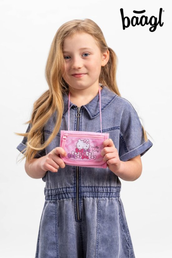BAAGL SET 5 Zippy Plus Hello Kitty Sweet Leopard: aktovka, penál, sáček, zástěra, peněženka GRS - Baagl