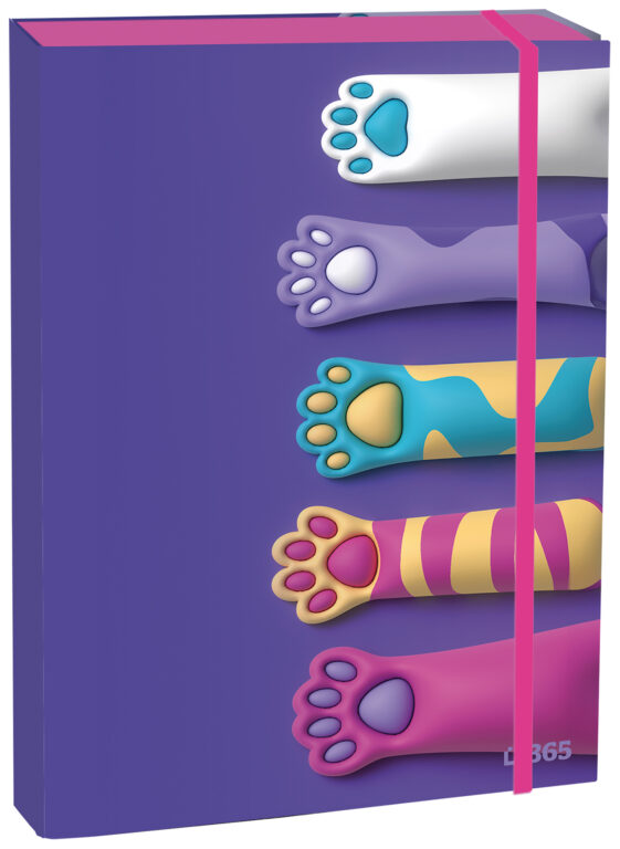 Box na sešity s klopou A5 Paws Box na sešity s klopou A5 Paws