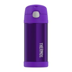 Detská termoska Funtainer so slamkou 355 ml - fialová
