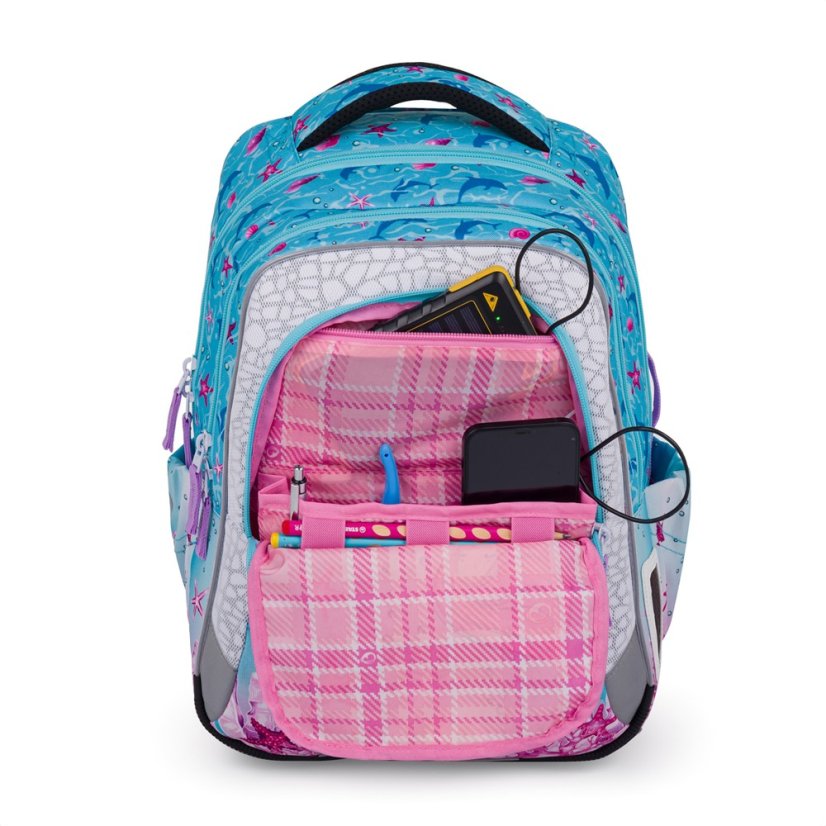 Bagmaster LUMI 24 A malý školní set pro prvňáčky – mořská panna - Bagmaster