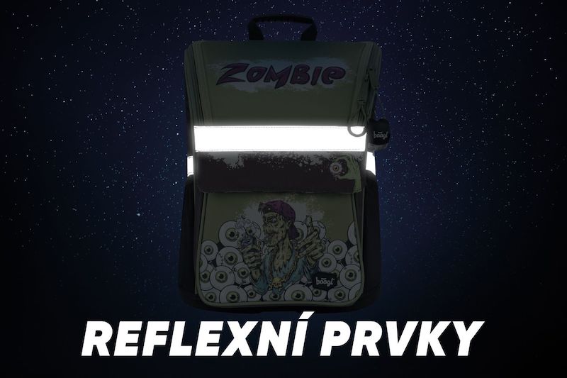 Školní aktovka pro prvňáčky Baagl Zippy Zombie