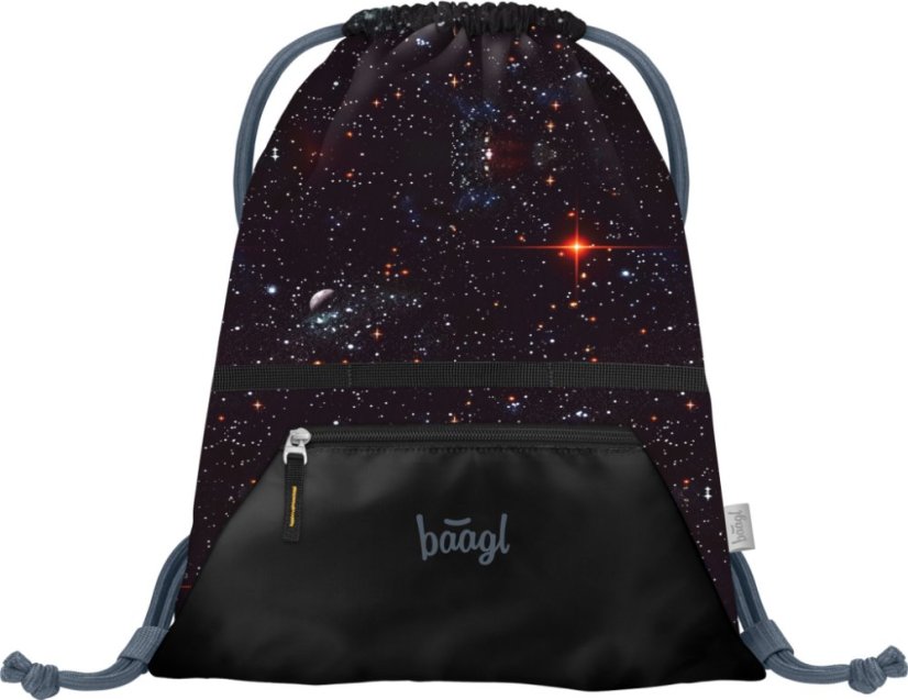BAAGL SET 5 Zippy Plus Pixel Space: aktovka, penál, sáček, zástěra, peněženka - Baagl