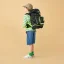 Školní batoh pro prvňáčky Ergobag prime - Fluo race