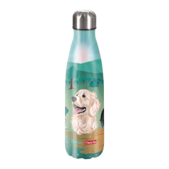 Izolovaná fľaška na nápoj z nerezovej ocele 0,5 l, Dog Basty Izolovaná fľaška na nápoj z nerezovej ocele 0,5 l, Dog Basty