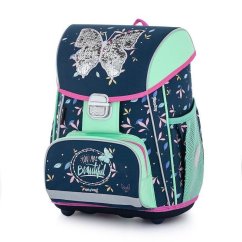 Školní aktovka v setu pro prvňáčky Oxybag PREMIUM Motýl - 3 díly