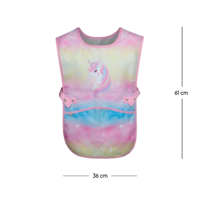 BAAGL Dětská zástěra Rainbow Unicorn - Baagl