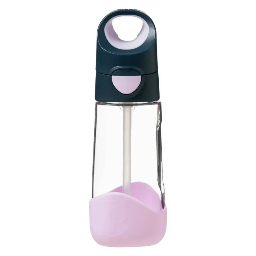 B.Box láhev na pití s brčkem 450 ml – Indigo Rose