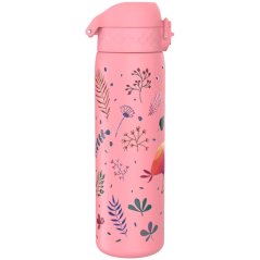 Nerezová fľaša na pitie ion8 Leak Proof Flamingo 500 ml