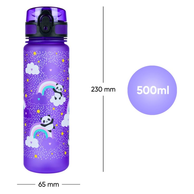 BAAGL Tritanová láhev na pití Jungle Panda, 500 ml - Baagl