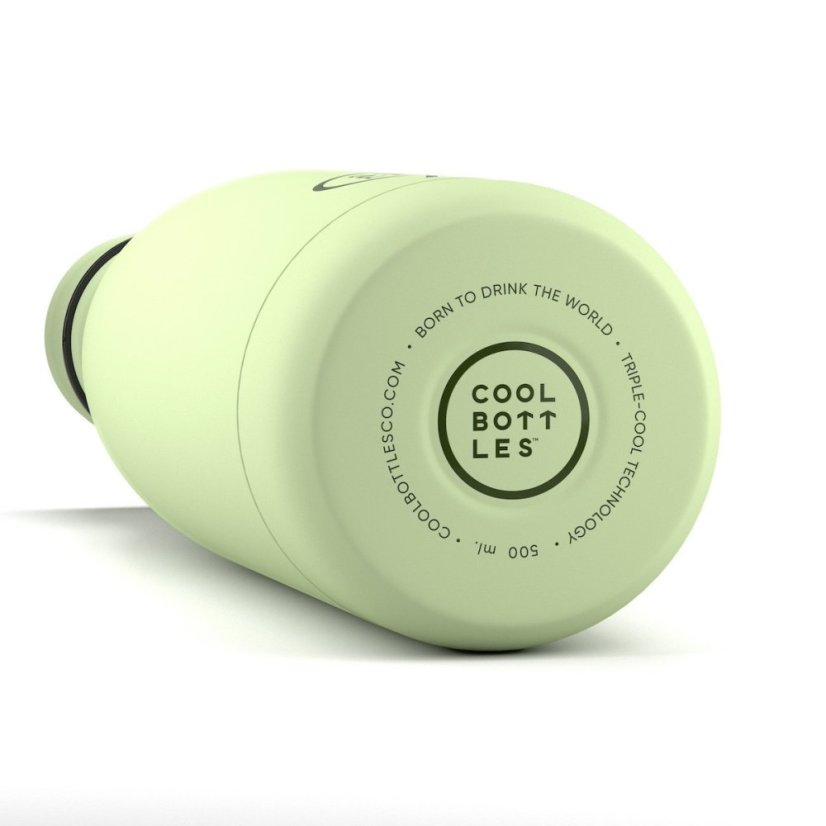 Nerezová termolahev COOL BOTTLES Pastel Green třívrstvá 350 ml