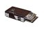 Kožená peněženka TRU VIRTU CLICK & SLIDE TWIN - Croco Brown