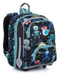 Školní aktovka s roboty Topgal BEBE 23011
