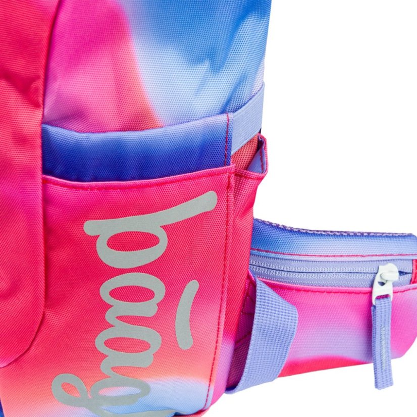 BAAGL SADA 5 Airy Dúha červený: batoh, peračník, vrecko, dosky, peňaženka - Baagl