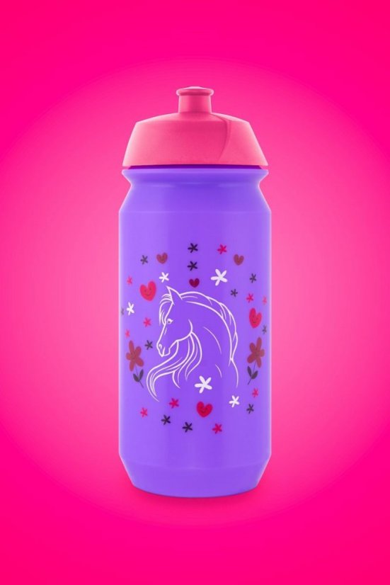 Dětská láhev na pití Baagl Koně 500 ml