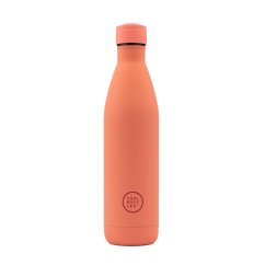 Nerezová termolahev COOL BOTTLES Pastel Coral třívrstvá 750ml