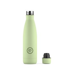 Termo fľaša z nerezovej ocele COOL BOTTLES Pastel Green trojvrstvová 500 ml