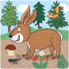 Puzzle Zvieratká: Kde žijú 3–5 dielikov baby