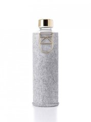 Láhev na pití Equa Mismatch Gold 750 ml s plstěným obalem