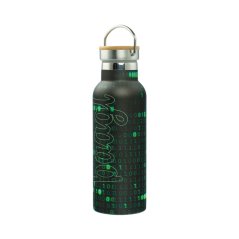 BAAGL Termoláhev s bambusovým víčkem Numbers, 500 ml - Baagl