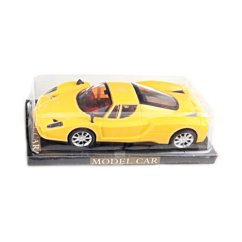 Auto deluxe sportovní, na setrvačník, žluté