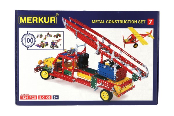 Stavebnice Merkur 7 100 modelů 1124 ks