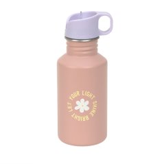 LÄSSIG Fľaša na pitie Stainless Steel Pattern Party Kvet 500 ml