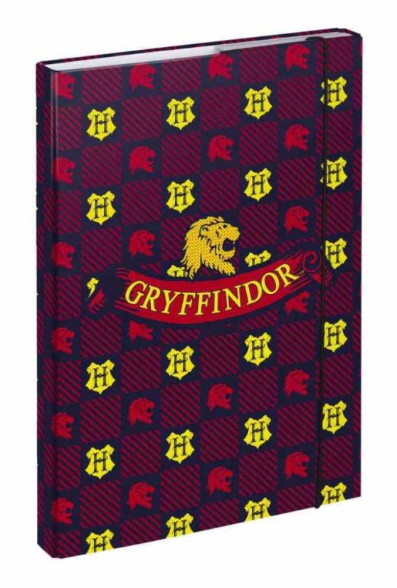 Desky na školní sešity A4 Baagl Harry Potter Nebelvír