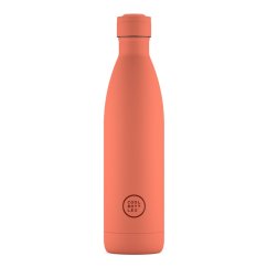 Nerezová termolahev COOL BOTTLES Pastel Coral třívrstvá 750 ml