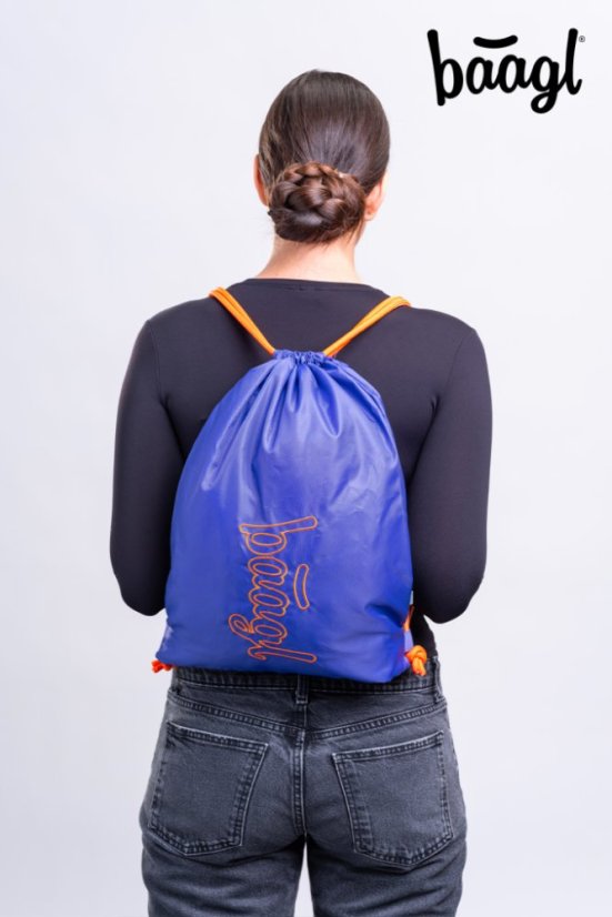 BAAGL SET 5 Skate Max Orange: batoh, penál, sáček, sportovní taška, ledvinka GRS - Baagl