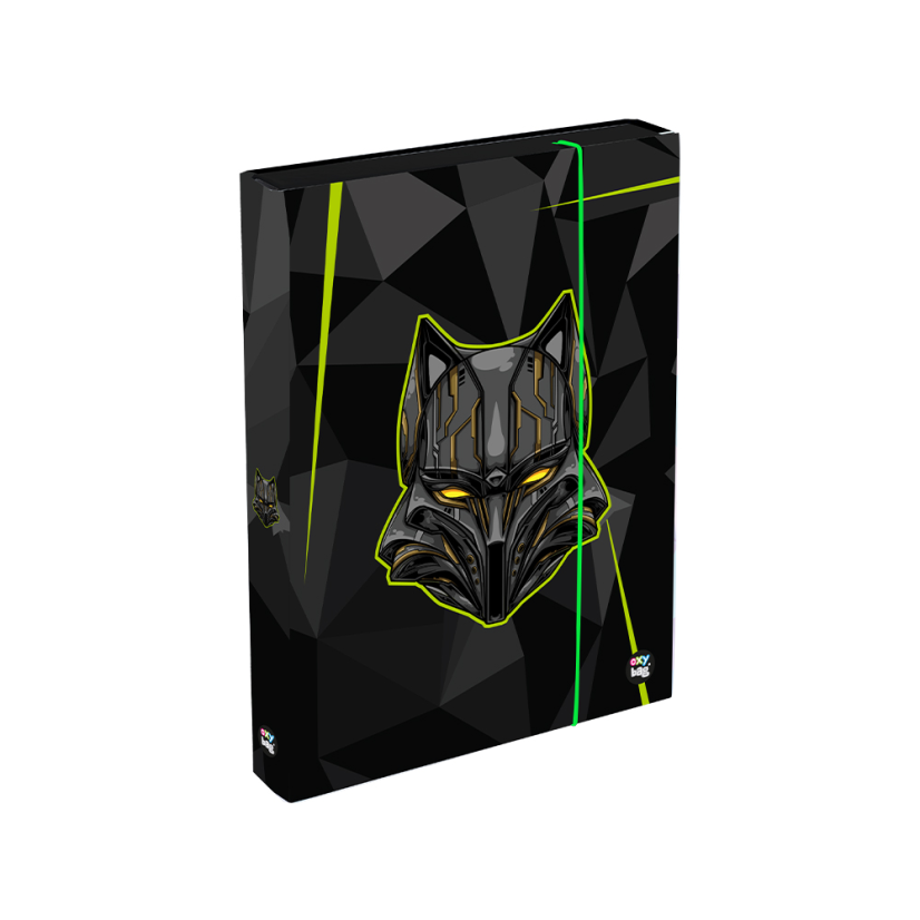 Box na sešity A4 Jumbo OXY Sherpy Wolf - Oxybag (Karton P+P)