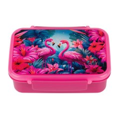 BAAGL Box na svačinu s přihrádkami Flamingo - Baagl