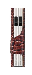 Kožená peňaženka TRU VIRTU CLICK & SLIDE TWIN- Croco Brown