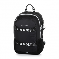 Studentský batoh + etue OXY Sport Black & White - Oxybag (Karton P+P)