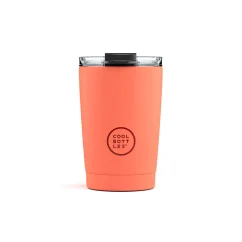 Nerezový termohrnek COOL BOTTLES Pastel Coral třívrstvý 330ml