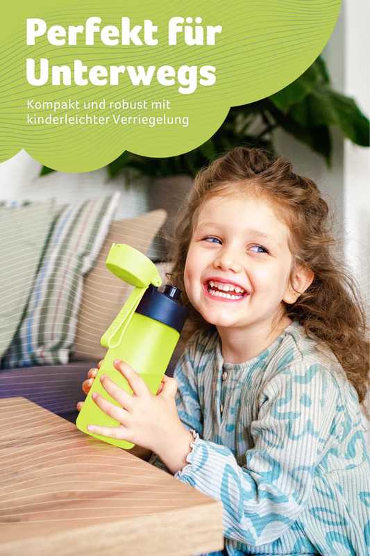 Tritanová láhev na pití JARLSON MIKI Světle zelená 500 ml