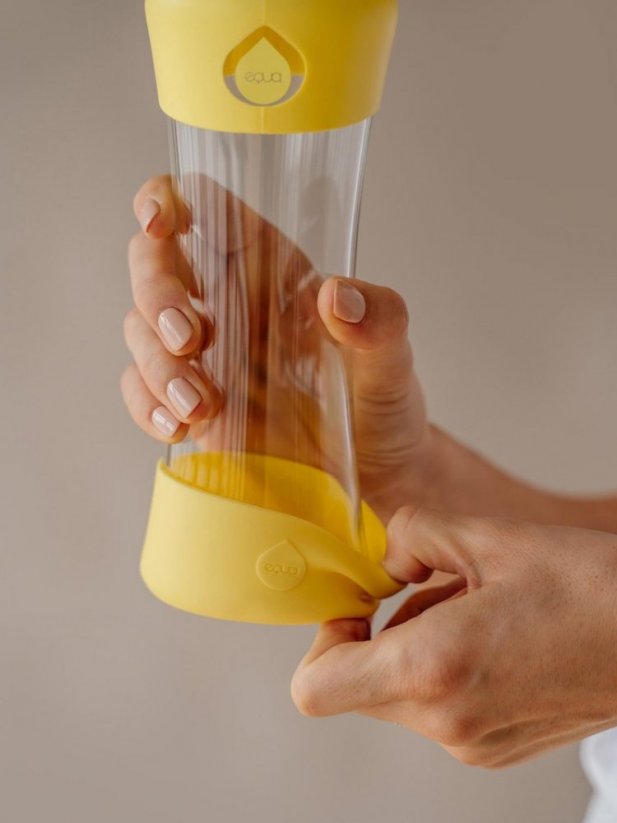 Láhev na pití Equa Squeeze Active Lemon 550 ml