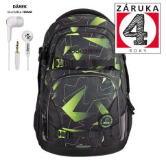 Školní batoh Coocazoo PORTER Lime Flash, certifikát AGR