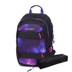 Studentský batoh + etue OXY Sport Galaxy - Oxybag (Karton P+P) Studentský batoh + etue OXY Sport Galaxy - Oxybag (Karton P+P)
