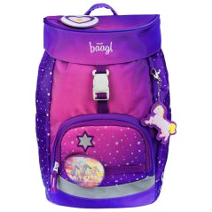 BAAGL SET 5 AIRY Koně srdce: batoh, penál, sáček, zástěra, peněženka - Baagl