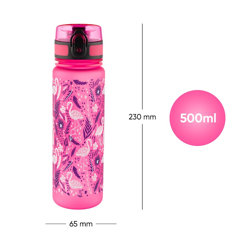 Tritanová láhev na pití Baagl Flamingo 500 ml