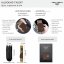 Vegan Bamboo peněženka TRU VIRTU CLICK & SLIDE - Brown bark/Gold